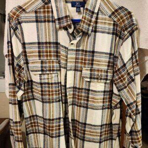 GEORGE - MENS LONGSLEEVE SHIRT - SIZE L (42-44)